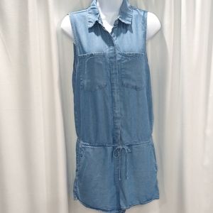 Forever 21 Chambray Romper Size Small